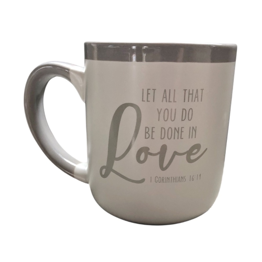 Faith Abbey+ CA Gray 14 Oz Mug